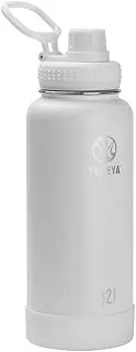 [TAKEYA] Actives 32 oz Vacuum Insulated Stainless Steel Water Bottle with Spout Lid, Premium Quality, Arctic