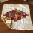 NEW Pottery Barn Millbrook Patchwork Shams Set/ 2 Euro Quilted Fall Farmhouse