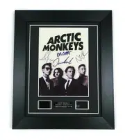 ARCTIC MONKEYS GIFT SIGNED PREPRINT + ORIGINAL FILM CELLS MUSIC MEMORABILIA
