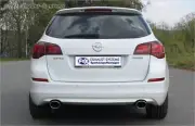 Stainless Steel Duplex Racing System Opel Astra J SPORTS Tourer 1.4l 115x85mm