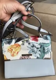 Dune London Crossbody Handbag Springtime Multicolor Floral Print Flowers Purse