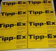 Tipp-EX NEW Old Stock Correctable Film Ribbon Type 140CS Special X 8/ 16.5 X 125