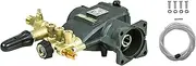 Simpson Cleaning 90036 Triplex Plunger Horizontal Pressure Washer Replacement Pump 9.6GA12 3200PSI @ 2.8GPM with Brass Head and Powerboost Technology