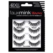 Ardell False Lashes Faux Mink Wispies Multipack 4 pairs -NEW