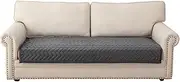 [Eismodra] Couch Cover,Sectional Couch Covers,Sofa Covers for 3 Cushion Couch,Anti-Slip Sofa Slipcovers for Dogs Cats Kids Loveseat Recliner L Shaped Armrest Backrest,Dark Gray 36''x63''(Only 1 Piece)
