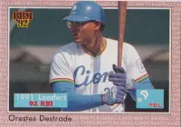 在飛比找Yahoo!奇摩拍賣優惠-1992 BBM Orestes Destrade #21 