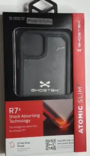 Ghostek Atomic Slim 3 Case for Apple iPhone 12 / 12 Pro - Black / Clear
