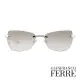 【Gianfranco Ferre】義大利漸層簡約造型太陽眼鏡(透白-GF553-02)