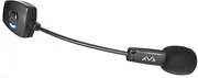 Antlion Audio ModMic Wireless Attachable Uni- and Omni- Directional Microphone with Mute Switch, Compatible with Mac, Windows PC, Playstation 4 and More, Black
