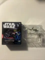 Star Wars Micro Galaxy Squadron Scout Class IG-11 with Speeder Chase Rare New