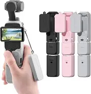 BRDRC Pocket 3 Silicone Cover, Protective Case Lens Protector Scratch-Resistant Sleeve Skin Compatible with DJI OSMO Pocket 3 Creator Combo Accessories(Grey)