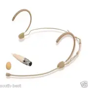 Pro Omnidirectional Headset Microphone Mic For AKG Samson mini XLR 3pin HeadMic