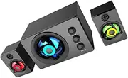 Loudspeaker Box Wooden Cavity Design Stereo Speaker for Pc Tv Realistic Experience