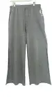 Bp Nordstrom Size L Lounge Pants Charcoal Gray Wide Leg Pockets Split Side