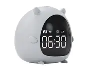 F22 Creative Smart Mouse Shape Alarm Clock Usb Voice Control Desktop Digital Led Clock Mini Electronic Cartoon Alarm Clock