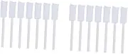 Healeved 2sets Oral New Born Teeth Cavity Mouth Toothbrush Soft Mouth Care Swabs Tooth Toothbrush Finger Newborn Wipes for Babies Swabs White 10pcs*2