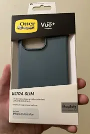 OtterBox Vue+ Series Case Ultra-Slim Apple iPhone 15 Pro Max 'Bluetiful' New