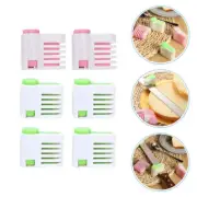 6pcs Adjustable Cake Slicer Cutting Fixator Guide Tool Cake Divider Slicer