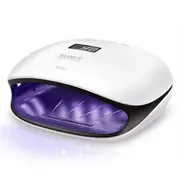 Professional Led Nail Lamp, Large Lcd Touch Screen Gel Polish Light With 4 Timer Settings & Auto Sensor, 48W Fast Drying Machine For Salon Or Home Use