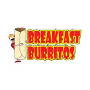 Food Truck Decals Breakfast Burritos Restaurant & Food Concession Sign Red