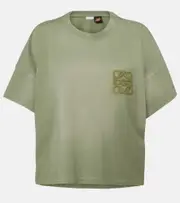 [Loewe] Loewe Paula's Ibiza Anagram cotton T-shirt UK 14 green