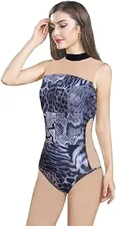 [ROYAL SMEELA] Women Dance Leotard Backless Ballet Leotards Open Back Ballet Bodysuit Cutout Gymnastic Outfit