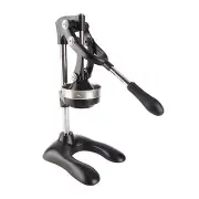 US (Spray Black) Stainless Steel Hand Squeeze Juicer Commercial Manual Lemon HG