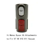 Brush Adapter Converter for Dyson V7 V8 V10 Cordless Vacuum Cleaner Use Older Tools attachments(ONLY Fit for Non-Motorized Attachment)
