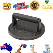 Cuisinart Smashed Burger Press Cast Iron Burger Press Smash Patty CISB-111 NEW