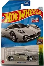 [Hot Wheels] Silver Pagani Utopia Car, HW Exotics 5/10