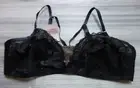 Savage X Fenty Bra Black Lace Sz 3X Lingerie By Rihanna Strappy Back Love