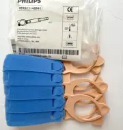 Blue Pre-tariff Philips Medical hook and loop tie straps (5-pack= 1 unit)