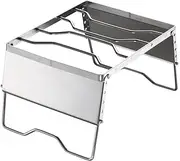 Portable Grills Outdoor Stainless Steel Burner Bracket, Anti High Temperature Mini Barbecue Grill, Barbecue Shelf for Backyard Camping BBQ