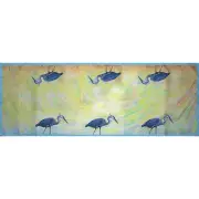 Betsy Drake Blue Heron Table Runner 13x54