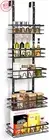 Over the Door Pantry Organizer, 5-Tier Adjustable Shelf, Spice Rack for Kitchen