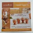 Copper Chef Copper Eggs XL Non Stick Coating 4 Cookers Hard Boiled Eggs No Shell