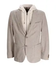 Hugo Boss Hooded Buttoned Blazer DE54,DE50 light brown