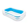 [特價]INTEX長方型藍色透明游泳池262x175X56cm(56483N)