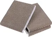 Toyvian Triangular Shape Cat Scratcher Foldable Cardboard Scratch Board with Usable Sides for Indoor Cats Durable Furniture Protector and Interactive