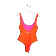 Cynthia Rowley Reversible Love Dove One Piece Bathing Suit NWT Size S