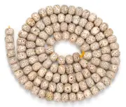 Natural Lotus Seed Bodhi 7X5MM 9X7MM Rondelle Loose Beads (D472)