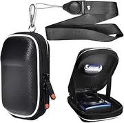 FOSOTO Hard Anti-Shock Camera Case Compatible for Sony W800 WX500 WX350 RX100M7 RX100V HX90, Canon PowerShot SX740 SX720 SX620 G9 X, Nikon W100 A900,Panasonic DMC-TZ80 TZ70, Black, Compact