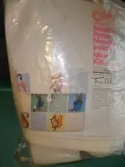 NEW Opened Columbia Minerva Kit Peter Rabbit Baby Bag Needlepoint 8257