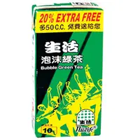 在飛比找PChome24h購物優惠-生活 泡沫綠茶300ml(6入)