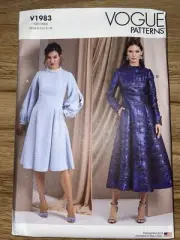 Vogue Misses' Fit and Flare Dresses Sewing Pattern Packet, Sizes 6-8-10-12-14...