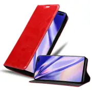 Samsung Galaxy S10 5G Case - Protective Case with Stand Function and Card Slot APPLE RED