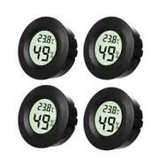 4pcs Mini Digital LCD Thermometer Indoor Hygrometer Humidity Meter