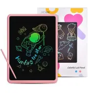 LCD Writing Tablet, 11" Coloful Doodle Board LCD Drawing Pad with Stylus, (Pink)