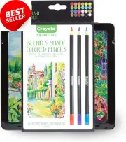 Signature Blend & Shade Coloured Pencils, 24 Assorted Colours