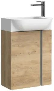 WS Bath Collections Camilia C45 Camilia 18" Wall Mounted Single - Wood
